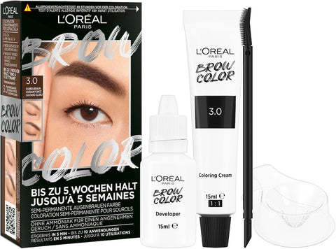 L'Oréal Paris Brown Color Sopracciglia Castano Scuro 3.0