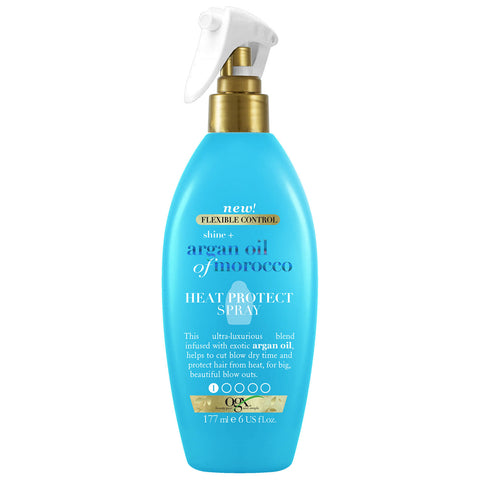 OGX Spray Termoprotettore Shine+ Argan Oil of Morocco Heat Protect Spray 177 ml