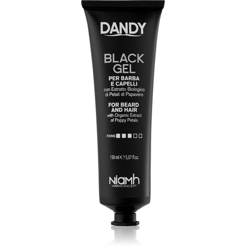 Niamh Dandy Black Gel Barba e Capelli 150 Ml