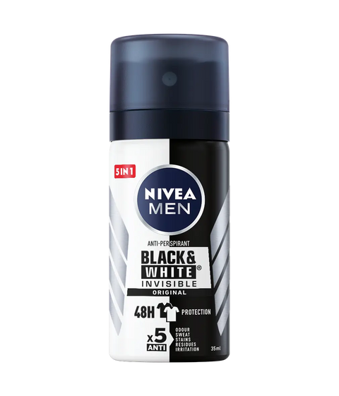 Nivea Men Black & White Invisible Original deodorante spray mini 35 ml