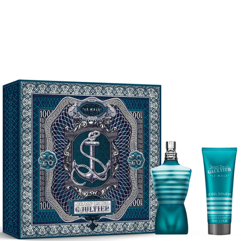 Cofanetto Jean Paul Gaultier Le Male Eau de Toilette 75 ml con Gel Doccia 75 ml, edizione 2022