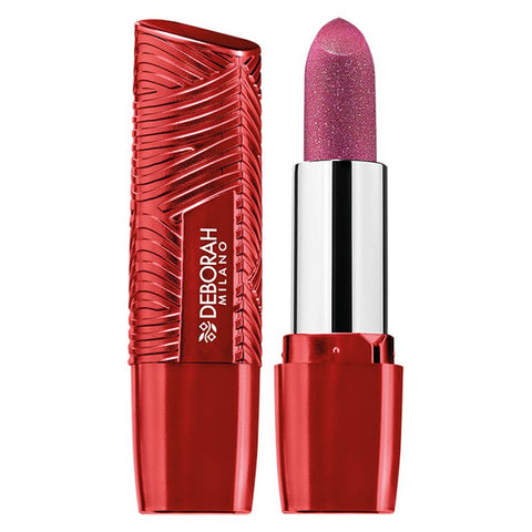 Deborah Milano rossetto Milano Red Glitter 02 Sparkling Rose