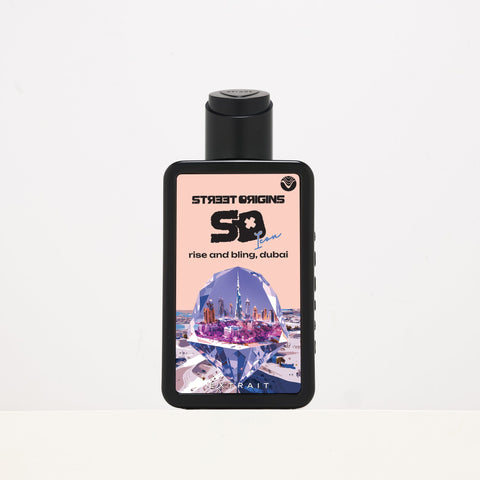 Street Origins Rise and Bling, Dubai Extrait de Parfum 75 ml flacone