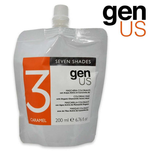 Genus Seven Shades Maschera Colorante Caramel 200 Ml