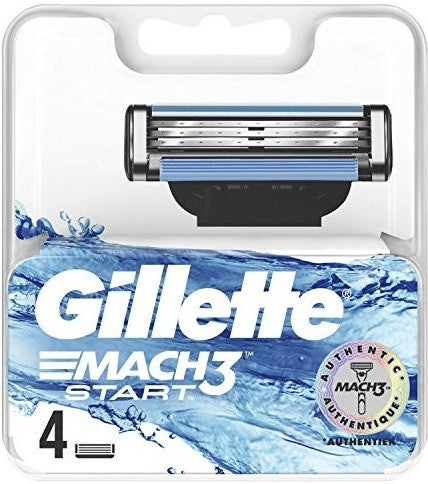 Gillette Mach 3 Start Lame Di Ricambio 4 Pz