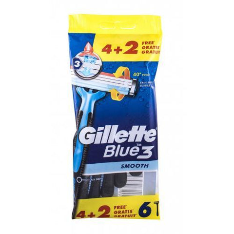 Gillette Blue 3 Rasoio Usa E Getta 4 + 2 Pz