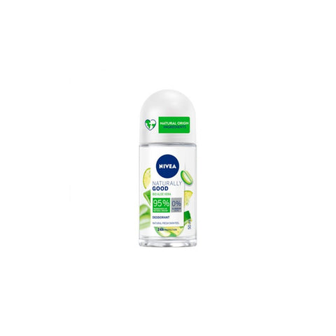 Nivea Deodorante Naturally Good Aloe Vera Rool On 75 Ml