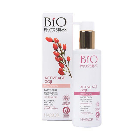 Phytorelax Active Age Goji Latte Olio Detergente Viso 200 Ml