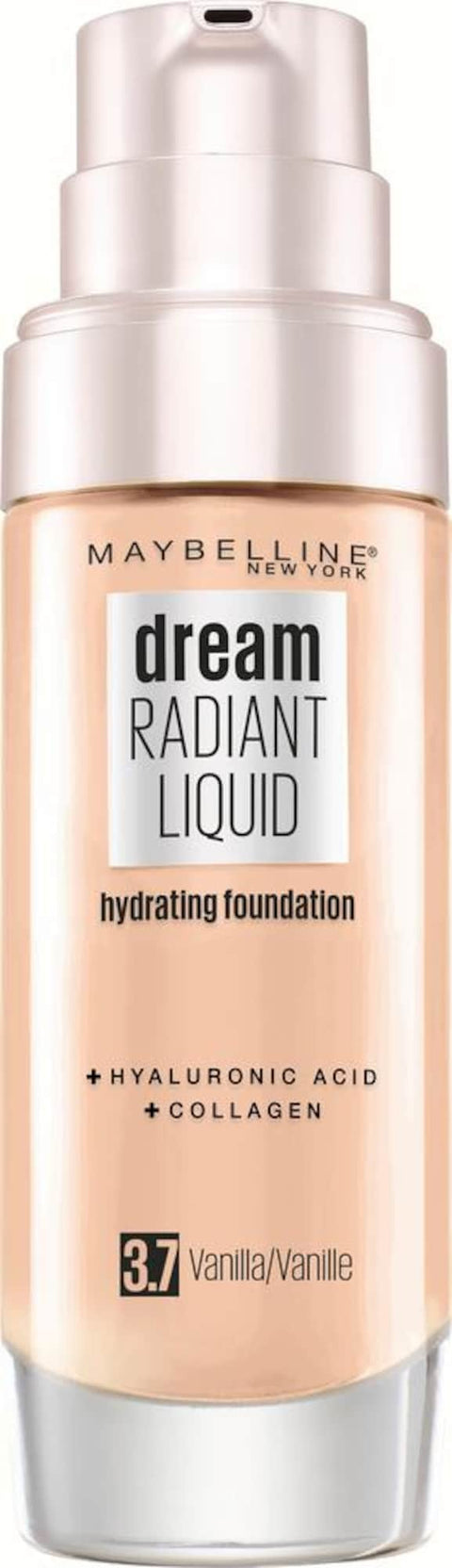 Maybelline Fondotinta Dream Radiant Liquid 3.7 Vanilla 30 Ml
