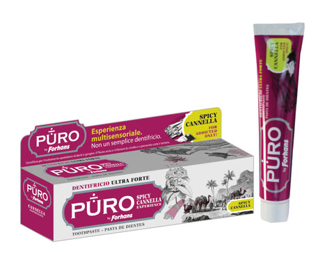 Forhans Dentifricio Puro Spicy Cannella 75 Ml
