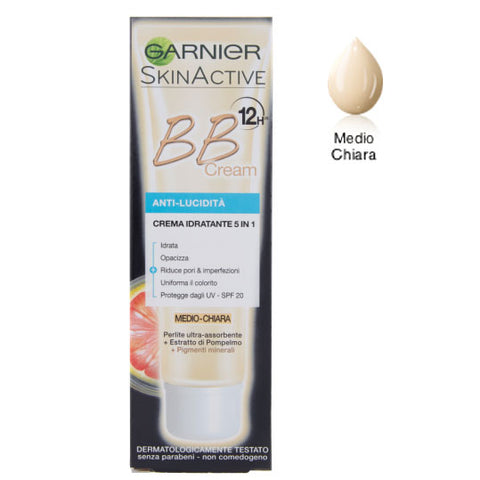 Garnier Skin Active BB Cream Chiara Pelli Grasse 40 Ml
