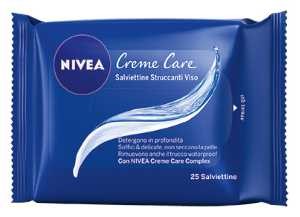 Nivea Creme Care Salviettine Struccanti Viso e Occhi 25 Pz