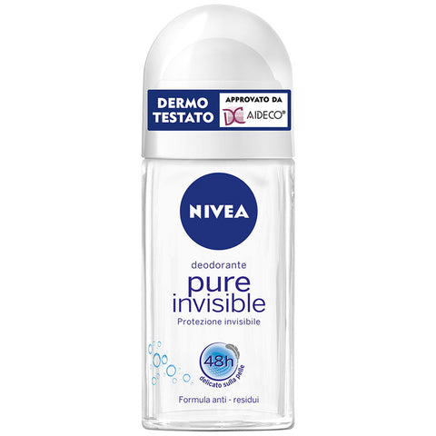 Nivea Deodorante Pure Invisible 48h Rool On 50 Ml