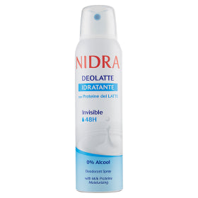 Nidra Deolatte Deodorante Proteine del Latte 48h Spray 150 Ml
