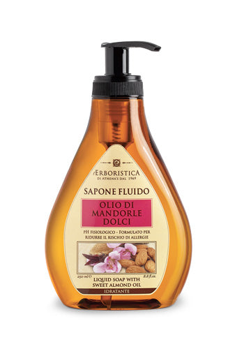 Athena's Erboristica Sapone Fluido Olio Mandorle Dolci 250 Ml