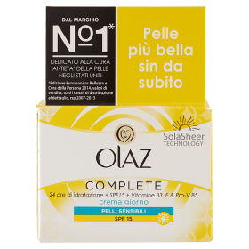 Oil Olaz Complete SPF15 Crema Giorno Pelle Sensibile 50 Ml