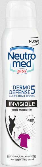 Neutromed Deodorante Invisibile Anti-Macchie Spray 150 Ml