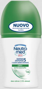 Neutromed Deodorante Roll On Dry Dermo Defense 5 50 Ml