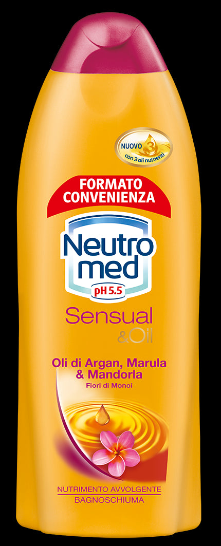 Neutromed Bagnoschiuma Sensual & Oil Fiori Di Monoi 500 Ml