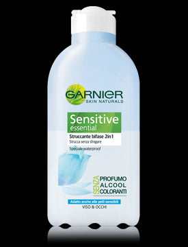 Garnier Skin Naturals Struccante Bifase 2 in 1 Sensitive 150 Ml
