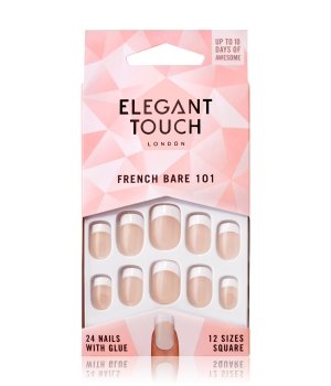 Elegant Touch French Bare 101 - 24 Nails With Glue