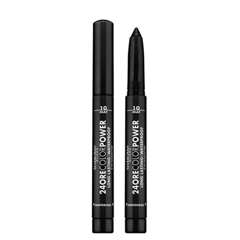 Deborah Milano ombretto stick 24Ore Color Power waterproof tonalità 10 Mat Black
