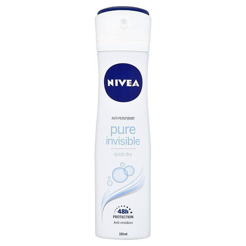 Nivea Deodorante Pure Invisible 48h Spray 150 Ml