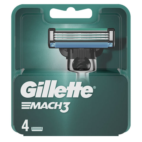 Gillette Mach 3 Lame Di Ricambio 4 Pz