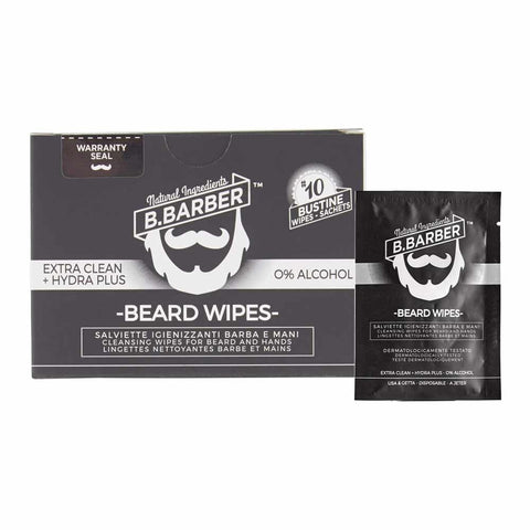 B.Barber Salviettine Igienizzanti Barba e Mani
