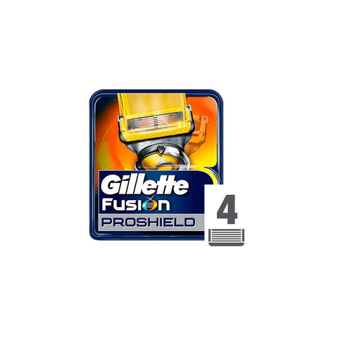 Gillette Fusion Proshield Lame Di Ricambio 4 Pz