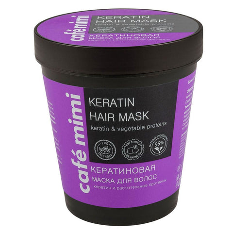 Cafè Mimi Maschera Per Capelli Con Keratina & Proteine 220 Ml