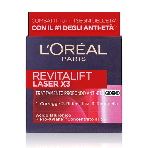 L'Oréal Paris Revitalift Laser X 3 Trattamento Giorno 50 Ml