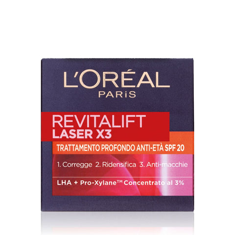 L'Oréal Paris Revitalift Laser X3 Crema Giorno Spf20 50 Ml