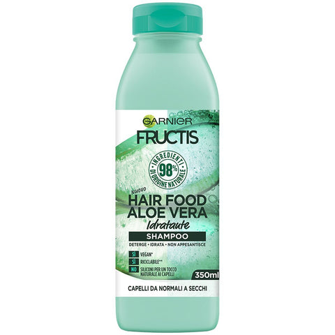 Garnier Fructis Hair Food Aloe Vera Shampoo Idratante 350 Ml