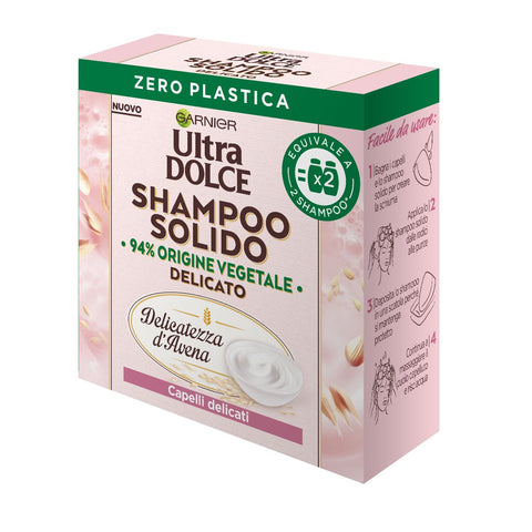 Garnier Ultra Dolce Shampoo Solido Delicatezza D'Avena 60 g