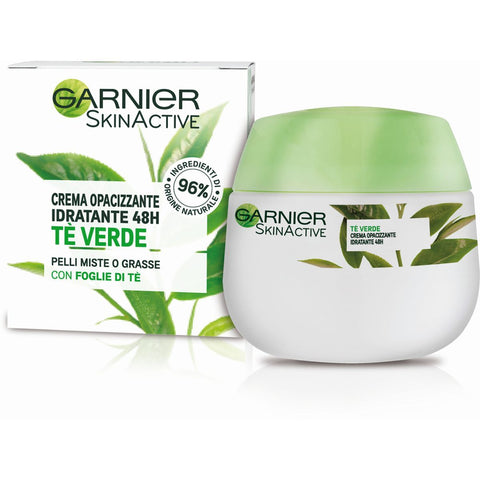 Garnier Skin Active Crema Opacizzante Tè Verde 48h 50 Ml