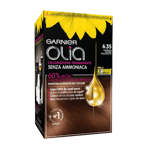 Garnier Olia Colorazione 6.35 Castano Chiaro Cioccolato