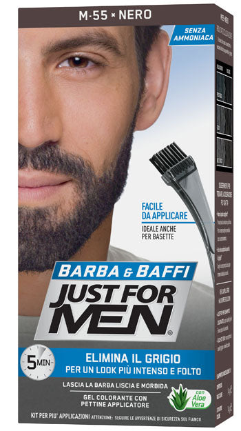 Just For Man Barba e Baffi Colorazione Nero