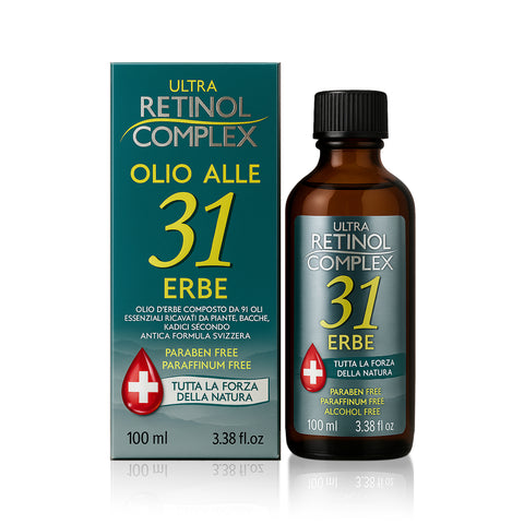 Flacone Retinol Complex Olio alle 31 Erbe 100 ml