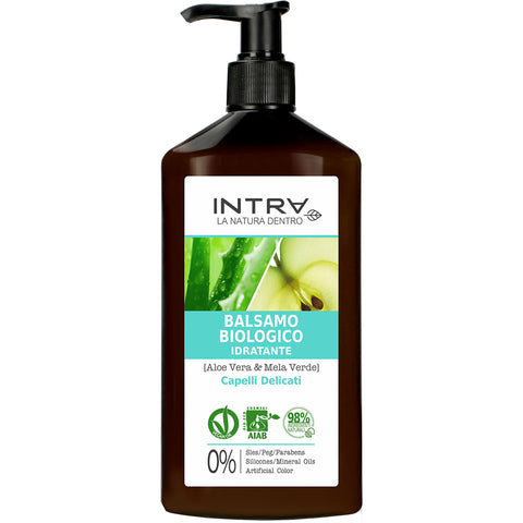 Intra Balsamo Biologico Aloe Vera e Mela Verde 250 Ml