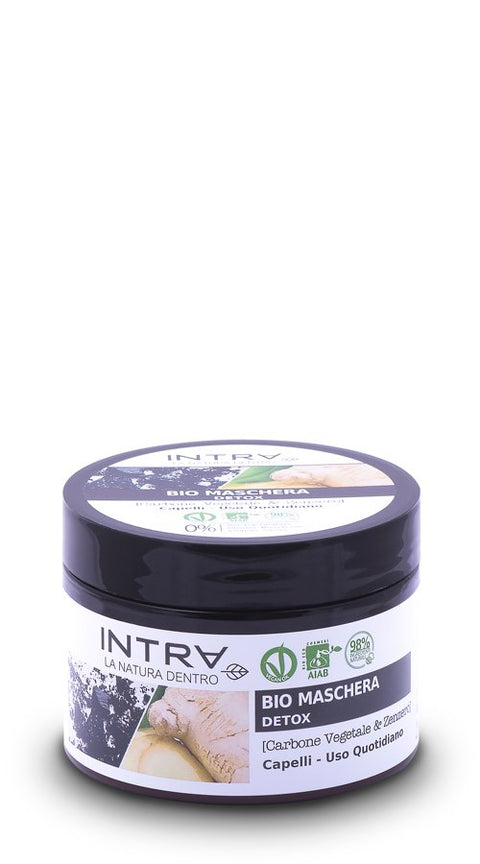 Intra Maschera Bio Detox Carbone Vegetale e Zenzero 250 ml