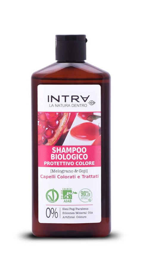 Intra Shampoo Biologico Capelli Colorati e Trattati 250 Ml