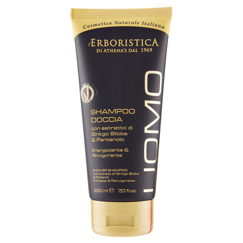 Athena's Erboristica Doccia Shampoo Ginkgo e Biloba Uomo 200 Ml
