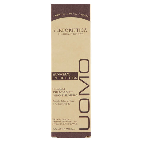 Athena's Erboristica Fluido Idratante Viso & Barba 50 Ml