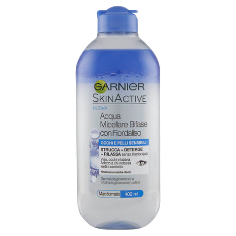 Garnier Skin Active Acqua Micellare Bifase Fiordaliso 400 Ml