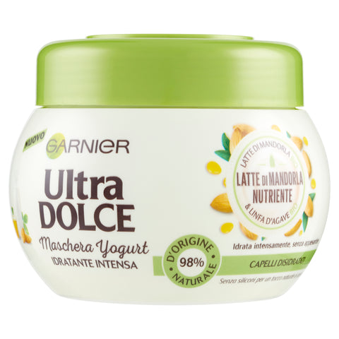 Garnier Ultra Dolce Maschera Yogurt Latte Di Mandorla 300 Ml