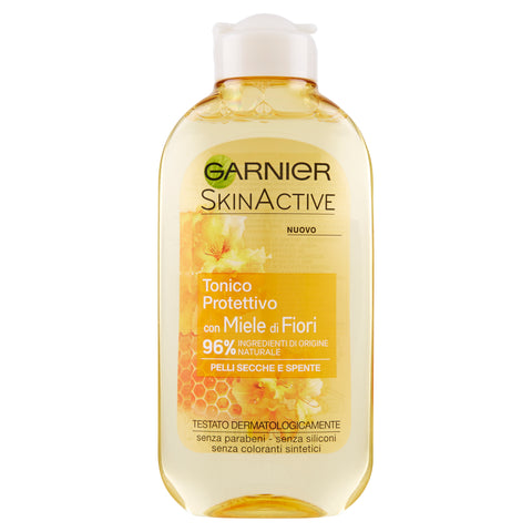 Garnier Skin Active Tonico Protettivo Con Miele Di Fiori 200 Ml