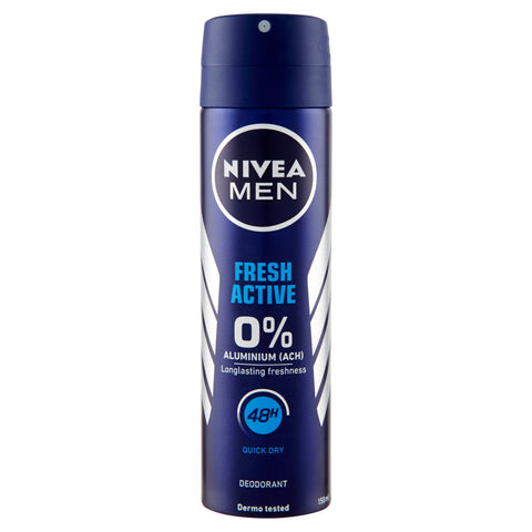 Nivea Men Deodorante Active Fresh Spray 150 Ml
