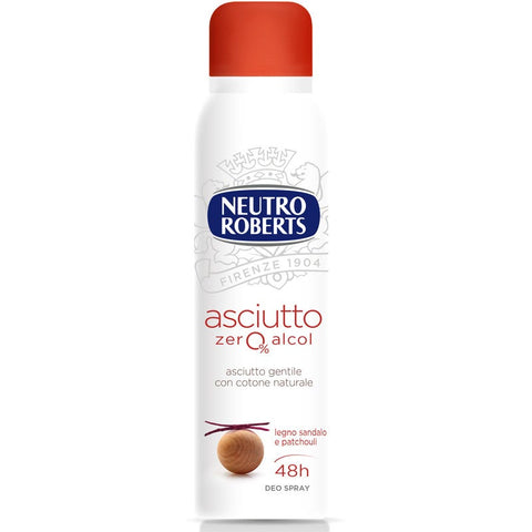 Neutro Roberts Deodorante Legno Sandalo e Patchouli 48h 150 Ml