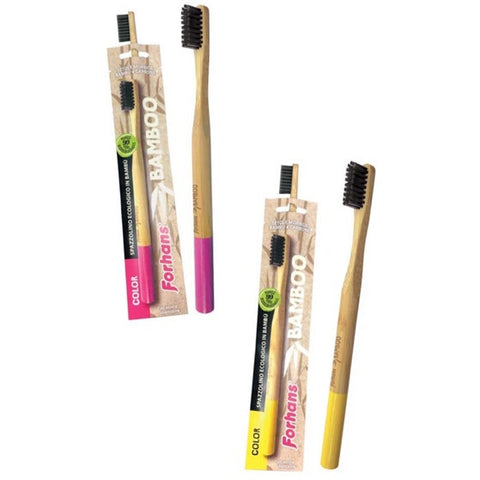 Forhans Spazzolino Ecologico Bamboo Color Setole Morbide